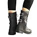 Twisted Women's Trooper Rear Buckle Military Boot