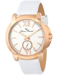Lucien Piccard Womens LP-10025-RG-02-WH Cordoba Analog Display Japanese Quartz White Watch