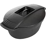 Cajun Cookware Pots 4 Quart Cast Iron Casserole Pot