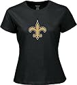New Orleans Saints Women's Black Logo Premier Too Tee
