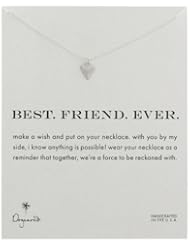 Dogeared "Reminders" Best Friend Ever Pyramid Heart Pendant Necklace, 18"