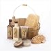 Eco Deluxe Bath Spa Set Sponge Massage Brush Gel Lotion