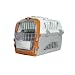 Catit Design Cat Cabrio Carrier Flight/ Airline Approved, Orange/ Grey/ White