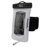 Universal MP3 / MP4 Waterproof Pouch w/Armband, White
