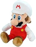 Little Buddy Toys Nintendo Official Super Mario Fire Mario Plush, 8"