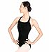 Adult Halter Cotton Leotard,TH5508BLKS,Black,Small