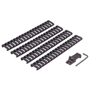 Ruilinxin Pack of 4 Rail Ladder Cover Fire Resistent Black 7