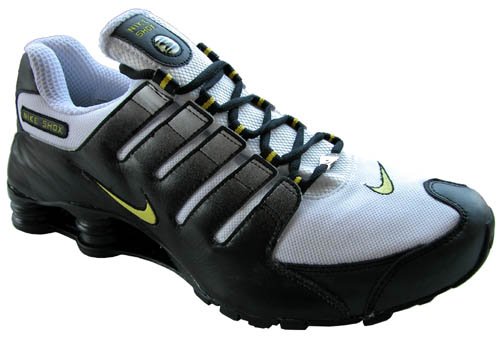 Nike Shox NZ Premium White Black Mens Running Shoes