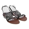 Ladies/Womens Flower Design Summer Footwear Sandals