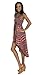 Classic Designs Womens Print Racerback Hi Lo Dress in Stretch Jersey (Small-4X)