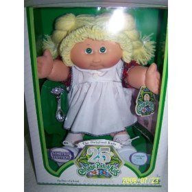 Cabbage Patch Kids 25th Anniversary Doll - Caucasian Girl with Yellow Blonde Hair by Play Along Toys