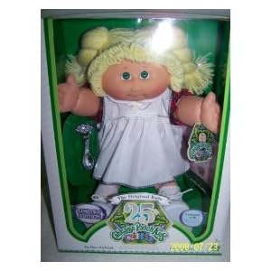 Cabbage Patch Kids 25th Anniversary Doll - Caucasian Girl with Yellow Blonde Hair by Play Along Toys