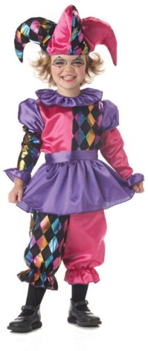Kid's Harlequin Jester Costume (Sz:Toddler/LG 4-6)