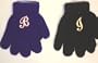 Set of Two Magic Stress Gloves Purple and Black Trim