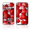 Sweet Heart Design Decorative Skin Decal Sticker for Apple 3G iPhone/ Apple iPhone 3GS 3G S