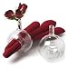 Bud Vase Clear Glass Napkin Ring Set of 4