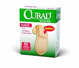 Curad Regular Size Bandages, Plastic, 80-Count Boxes (Pack of 12)