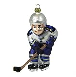 St. Louis Blues NHL Glass Hockey Player Ornament (4