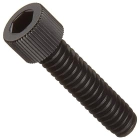 Black Nylon 6/6 Socket Cap Screw, Hex Socket Drive, #10-32, 13/16" Length (Pack of 100)