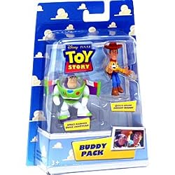 Disney / Pixar Toy Story Mini Figure Buddy 2Pack QuickDraw Sheriff Woody Space Ranger Buzz Lightyear