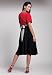 Roamans Plus Size Colorblock Empire Cocktail Dress