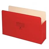 (Price/EA)Expanding File Pocket, 5-1/4 Exp, Red