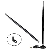 Alfa 9dBi WiFi Booster SMA OMNI-Directional High-Gain Screw-On Swivel Antenna with Magnetic Base for D-Link - DWL-2000AP, DWL-2210AP, DWL-6000AP, DWL-6000AP, DWL-500, DWL-G510, DWL-520, DWL-G510, DWL-A520, DWL-AB520, DWL-AG520, DWL-G810, DWL-G510, DWL-800AP, DWL-810, DWL-900AP, DWL-700AP, DWL-800AP