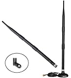 Alfa 9dBi WiFi Booster SMA OMNI-Directional High-Gain Screw-On Swivel Antenna With magnetic base