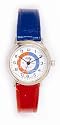 Reflex 105002CC - Enfants Montre - Apprendre à Dire Le Temps - Sangle Bleu et Rouge