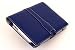 M-edge Genuine Leather Executive Jacket for Amazon Kindle First Generation (Pebbled Navy Blue) - ALL Sales Final