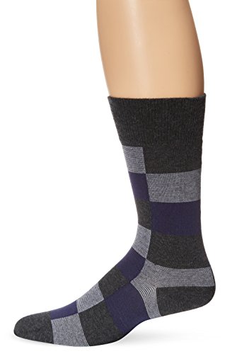 BOSS HUGO BOSS Men's RS Design Check Crew Sock