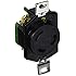 Cooper Wiring Devices L530R 30-Amp 125-Volt Hart-Lock Industrial Grade Receptacle with Safety Grip Black and White