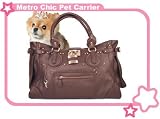 Metro Chic Dog Cat Pet Designer Carrier by Fancy Lulu