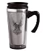 Harley-Davidson&reg; Upright Eagle Travel Mug. 16 oz. insulated stainless steel travel mug. Eagle graphic on front. 99359-09V