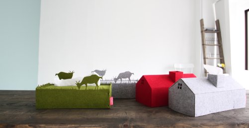 DI CLASSE(ディクラッセ) Tissue Case Mushs Musha ティッシュケース ムシャムシャ グリーン HA1135GR