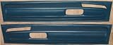 1971-1973 Oldsmobile Toronado Dark Blue Arm Rest Cap Overlay Restores the original factory part