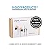 Earphones, NOOT PRODUCTS® NOOTBUDS ND-T2-Gold Premium Earbuds [Noise Isolating] with Mic Stereo headphone | Earphone - Made for iPhone | iPod | iPad | Android Smartphone | MP3 Players - 24 Month Warranty