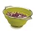RSVP CCG-2 Collapsible Silicone Colander, 2 handle