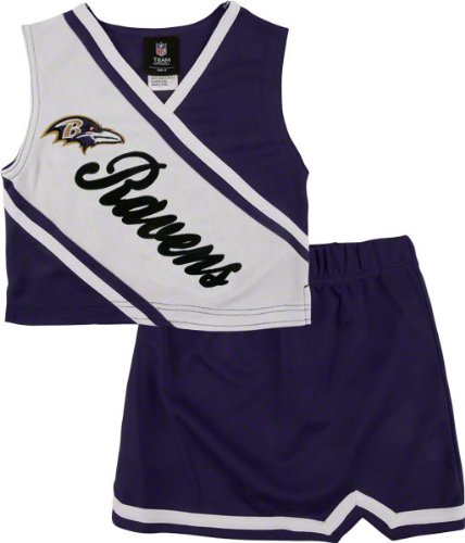 Baltimore Ravens Girl's 2-Piece Cheerleader Set