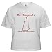 New Hampshire: Go Away And Leave Us Alone White T- New hampshire White T-Shirt by CafePress
