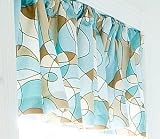 Scribbles Blue Valance