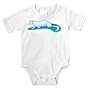 Onesie with rodent, white, ferret, weasel, fur
