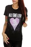 All Time Low Pink Heart Skull Girls T-Shirt