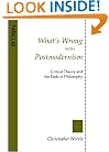 What's Wrong with Postmodernism?: Critical Theory and the Ends of Philosophy (Parallax: Re-visions of Culture and Society)