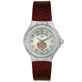 TechnoMarine TechnoLady Diamond and Ruby with Interchangeable Band Watch #DTLSVR by TechnoMarine