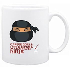 Carrer Goals: Internal Auditor - Ninja Occupations Tasse (Blanc, C�ramique, 325 ml)