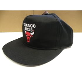 Adidas Chicago Bulls Retro Black Snapback Cap Old School Vintage