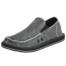 Sanuk Men's Cruiser Sandal Shoe,Black,8 M