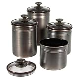 Kamenstein Brushed Bronze Canister Set