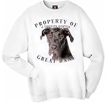 Great Dane BLACK Property Of Adult Sweatshirt